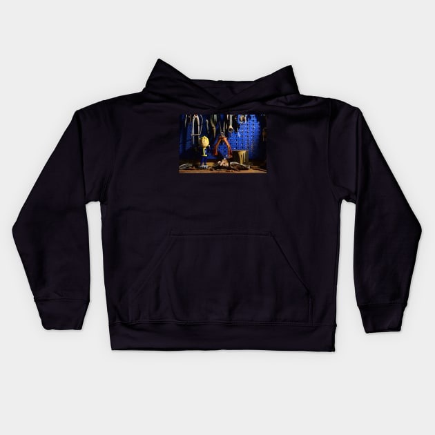 Fallout - Tales from the Wasteland-Wasteland Workshop Kids Hoodie by RufderFreiheit